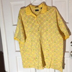 Vintage COMO Yellow Polo Shirt